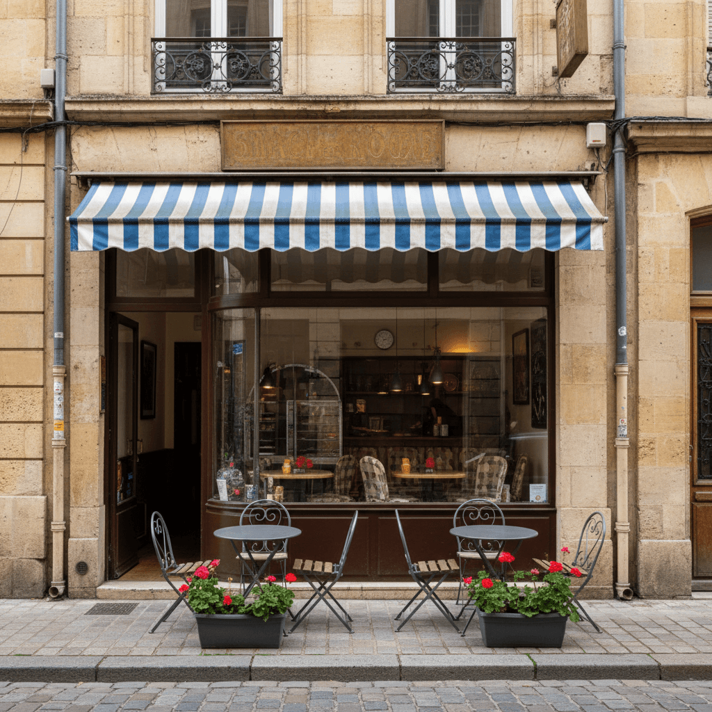 Snack 75m² à Bordeaux : terrasse