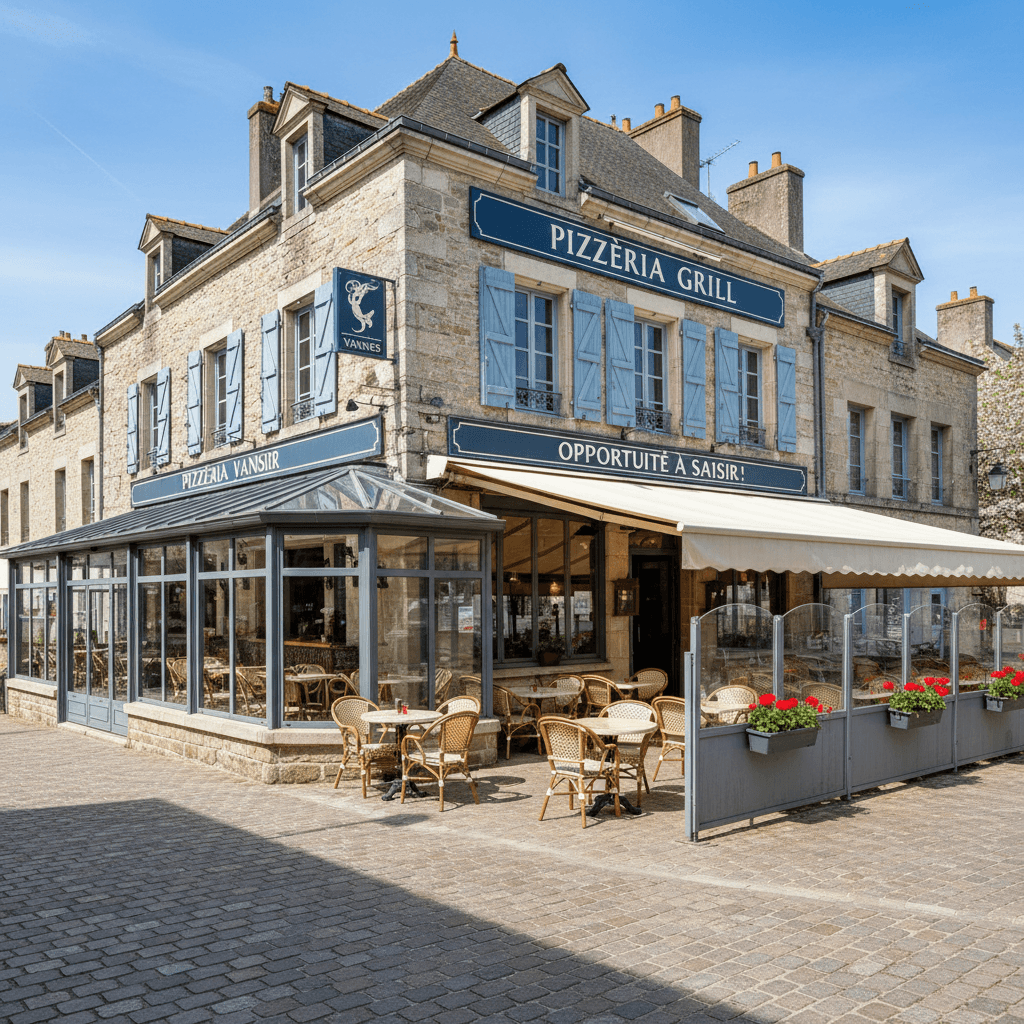 Restaurant à Vannes : terrasse - extraction - Image 1