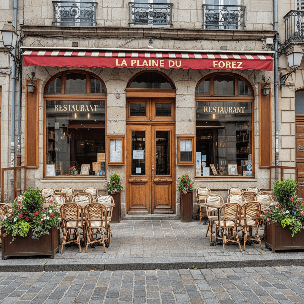 Restaurant 249m² à Saint-Étienne : terrasse - licence IV - Image 1