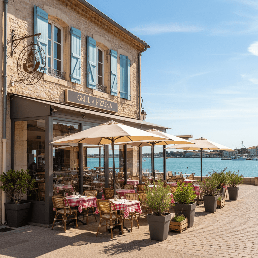Restaurant 340m² à Mèze : terrasse - licence IV - Image 1