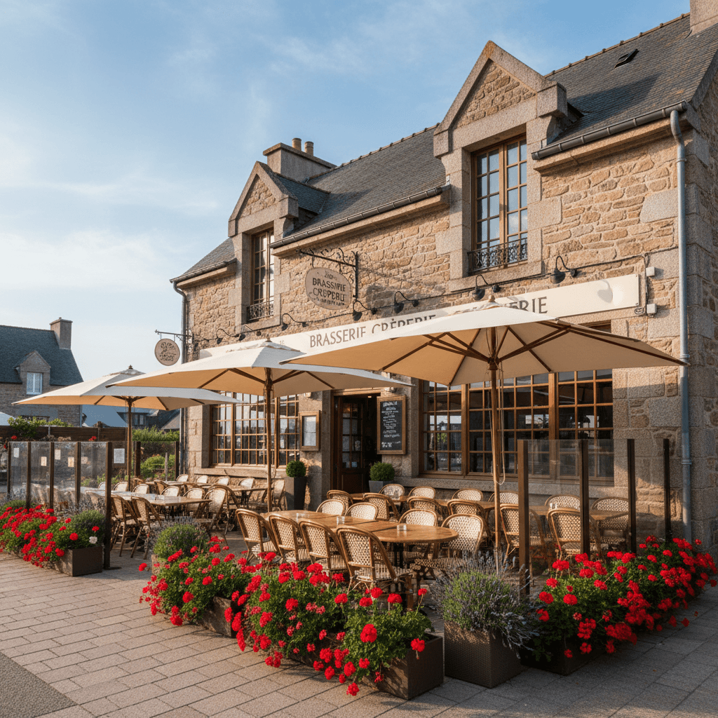 Bar-brasserie à Perros-Guirec : terrasse - licence IV - Image 1