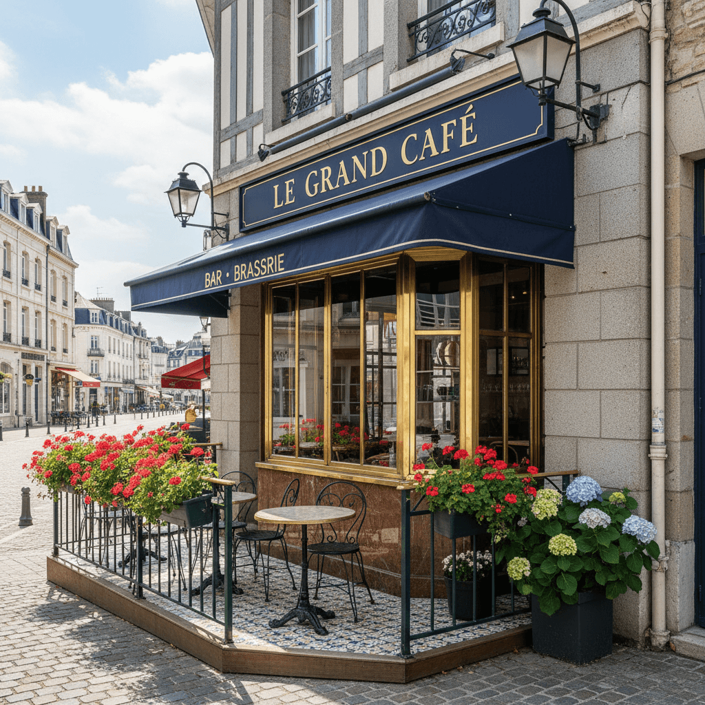 Bar-brasserie 100m² à Deauville : terrasse - licence IV - Image 1
