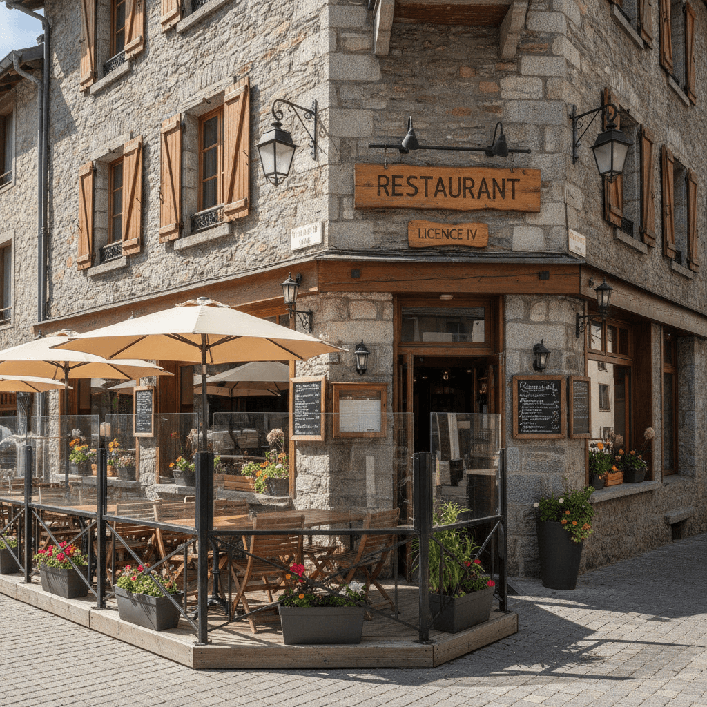 Restaurant 330m² à Landry : terrasse - licence IV - Image 1