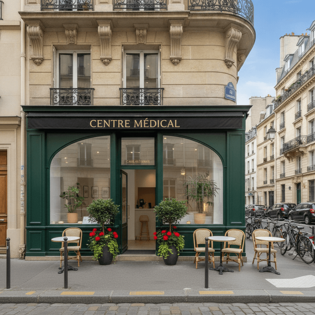 Centre médical 43m² à Paris : cave/réserve