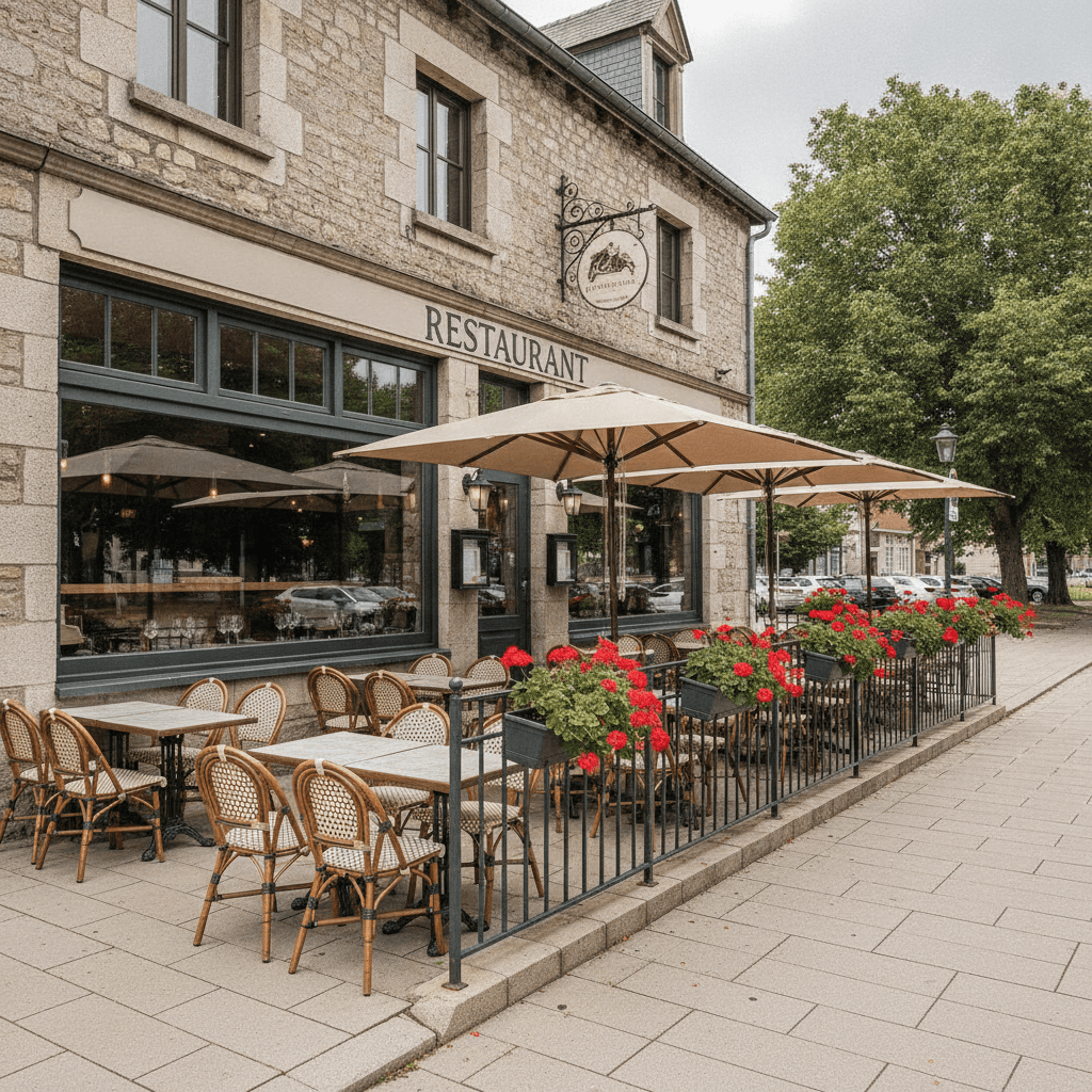 Restaurant 944m² à Chambly : terrasse - licence IV - Image 1