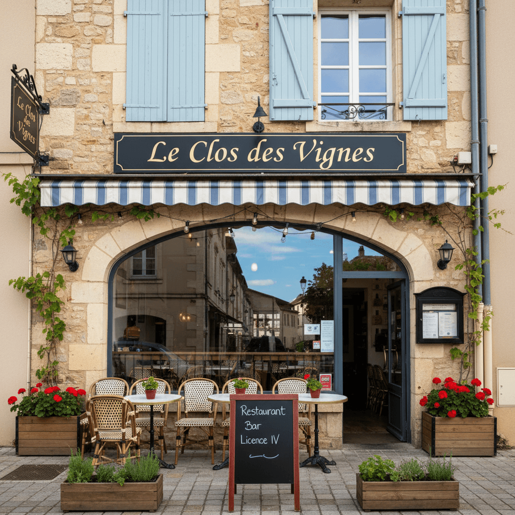 Restaurant 94m² à Tournon-Sur-Rhône : terrasse - licence IV - Image 1