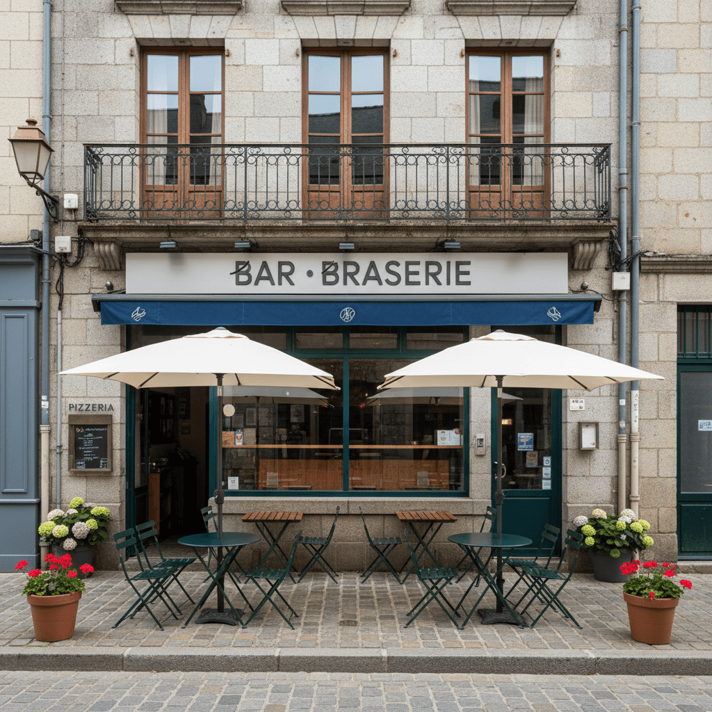 Bar-brasserie à Vannes : terrasse - licence IV - Image 1