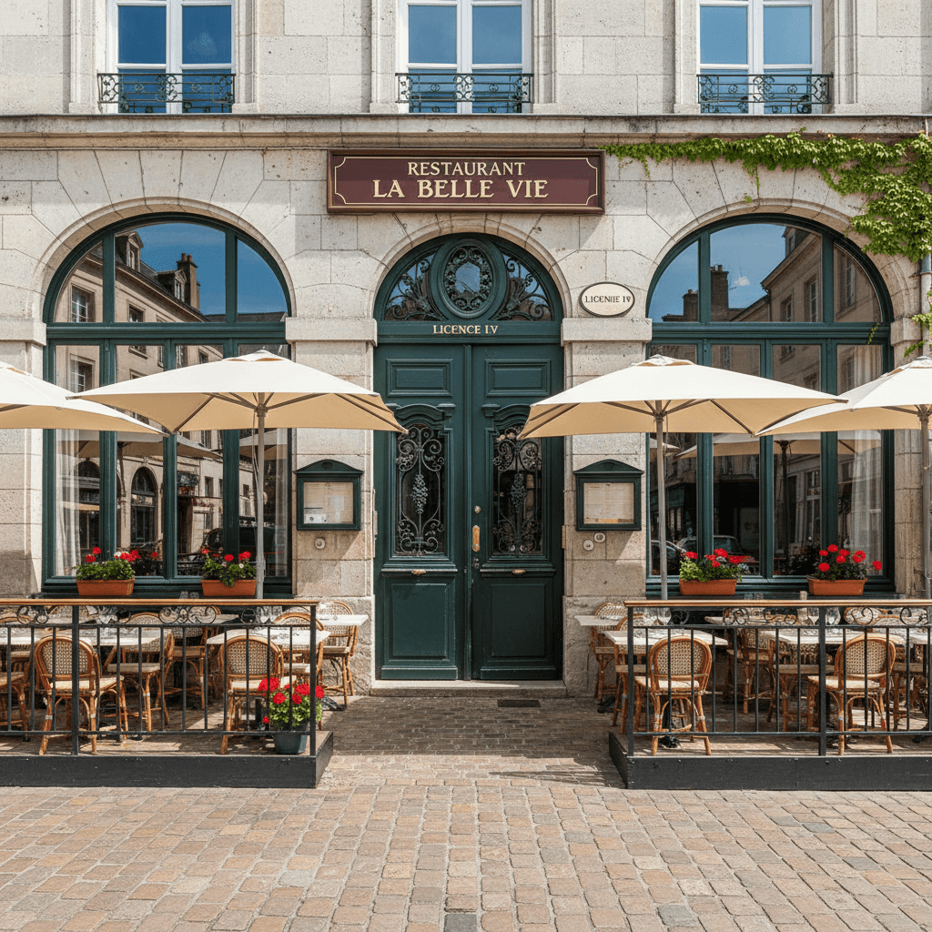 Restaurant 776m² à Nantes : terrasse - licence IV - Image 1