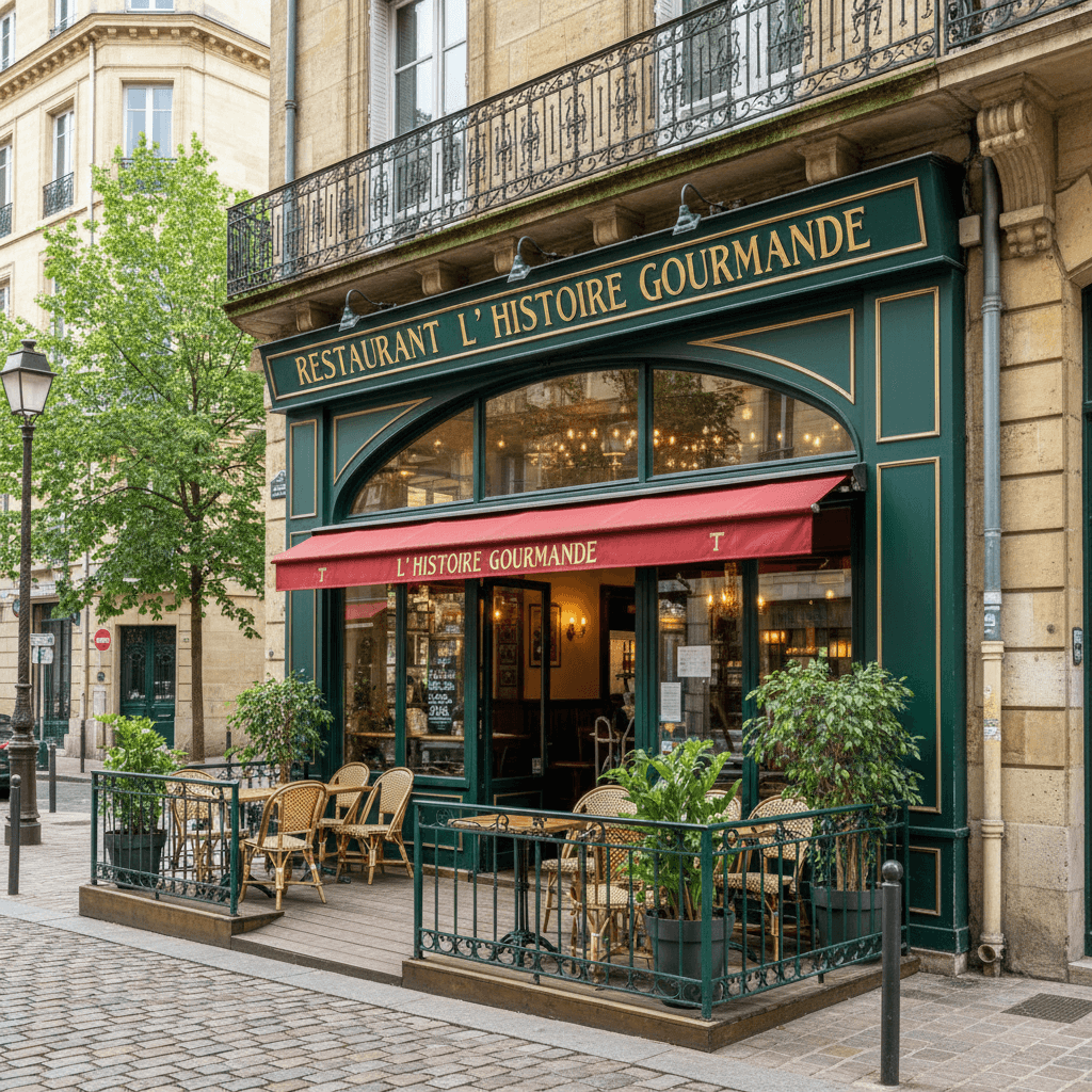 Restaurant à Bordeaux : terrasse - extraction - Image 1