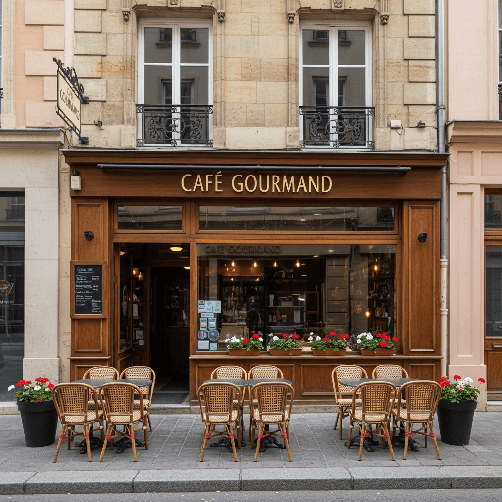 Snack 69m² à Lyon : terrasse