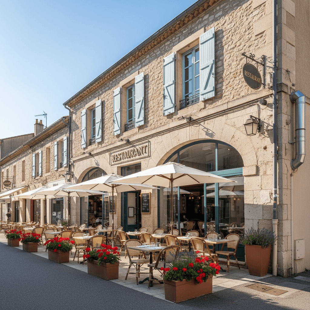 Restaurant 200m² à Beaurecueil : terrasse - licence IV - Image 1