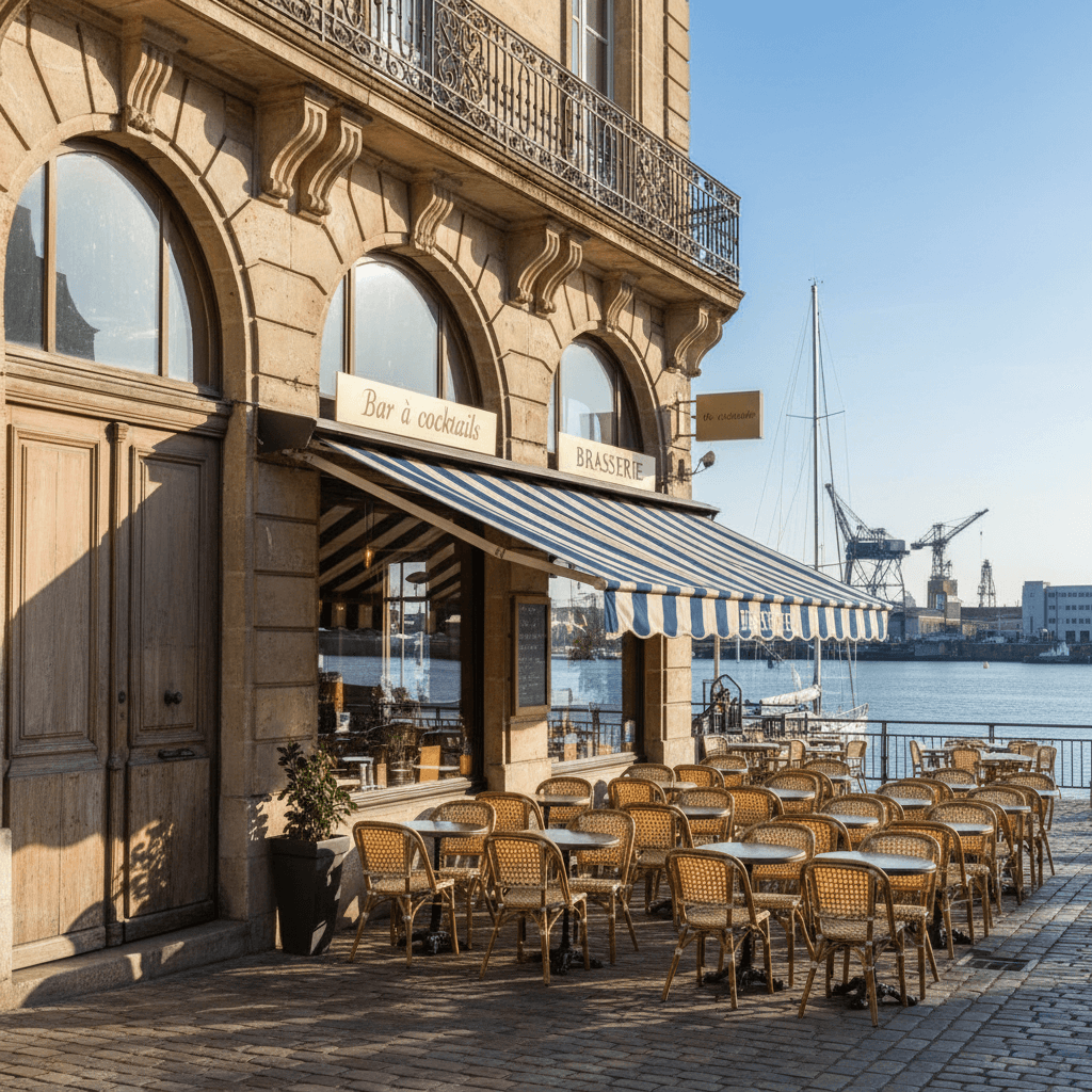 Bar-brasserie 160m² à Nantes : terrasse - licence IV - Image 1