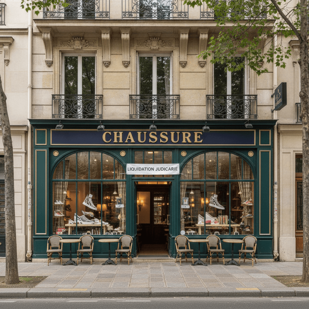 Chaussure 114m² à Paris en liquidation judiciaire