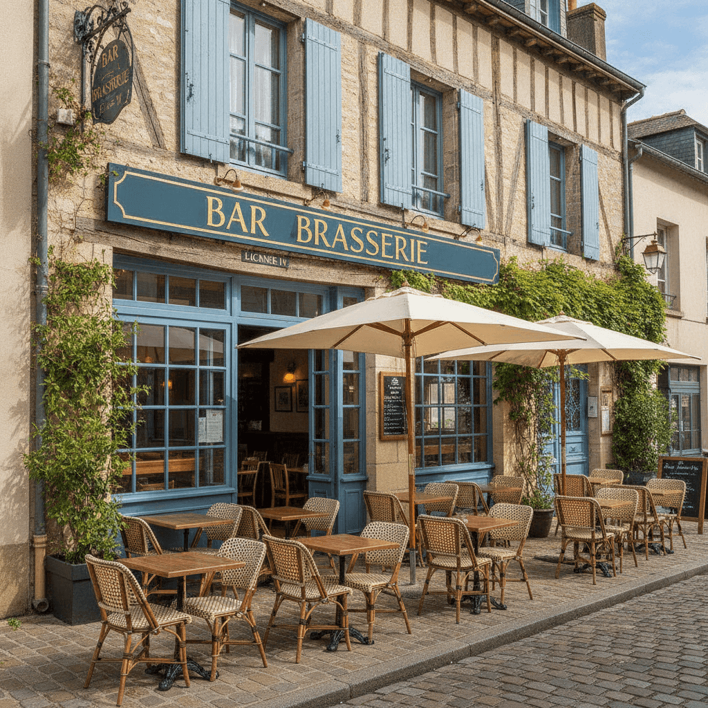 Bar-brasserie 241m² à Saint-Martin-De-Ré : terrasse - licence IV - Image 1