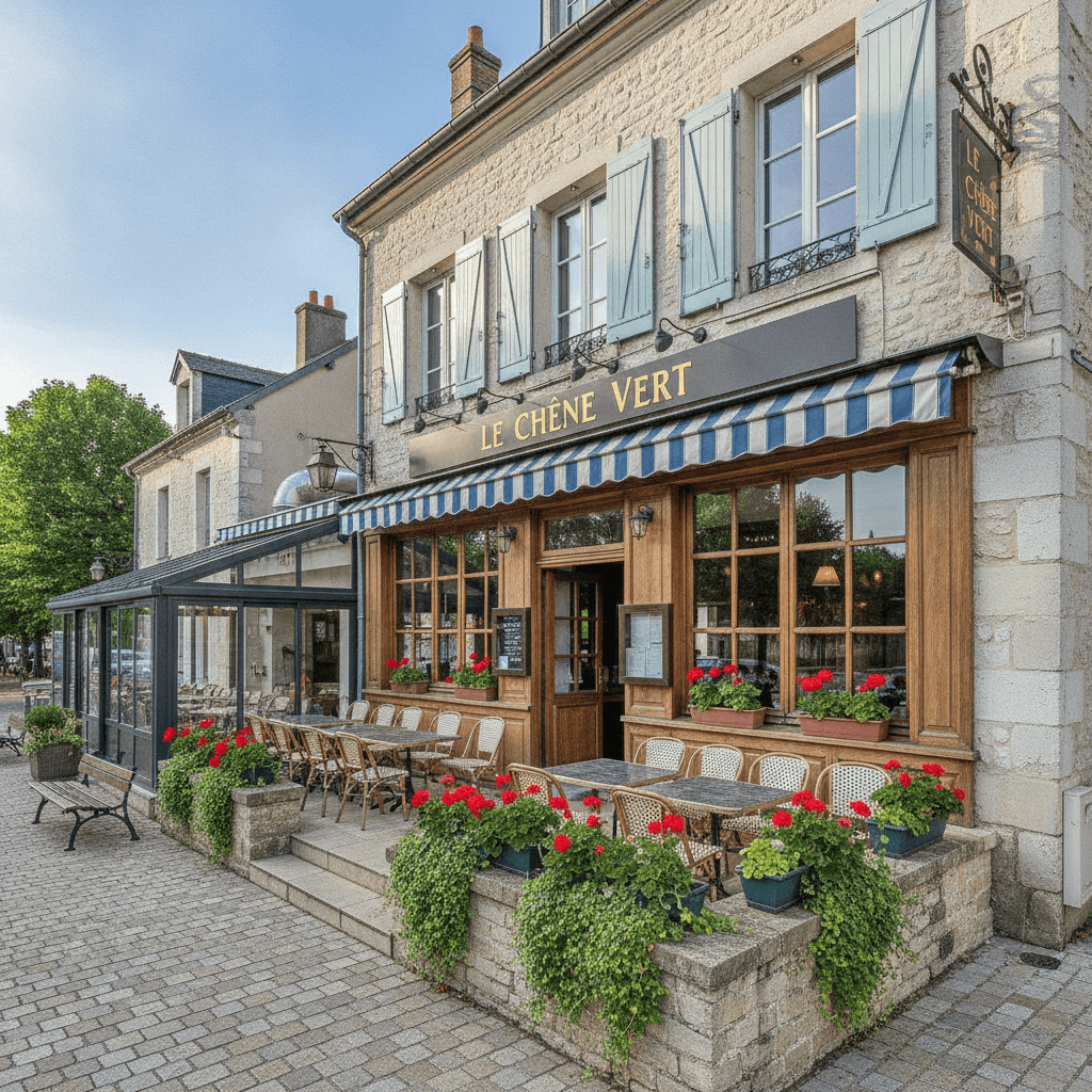 Restaurant à Niort : terrasse - extraction - Image 1