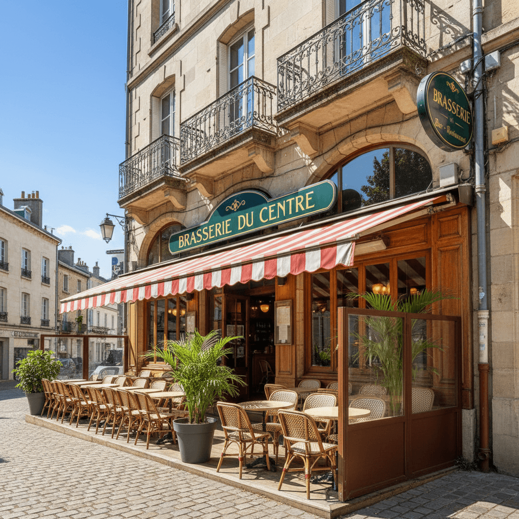 Bar-brasserie 100m² à Montbrison : terrasse - licence IV - Image 1