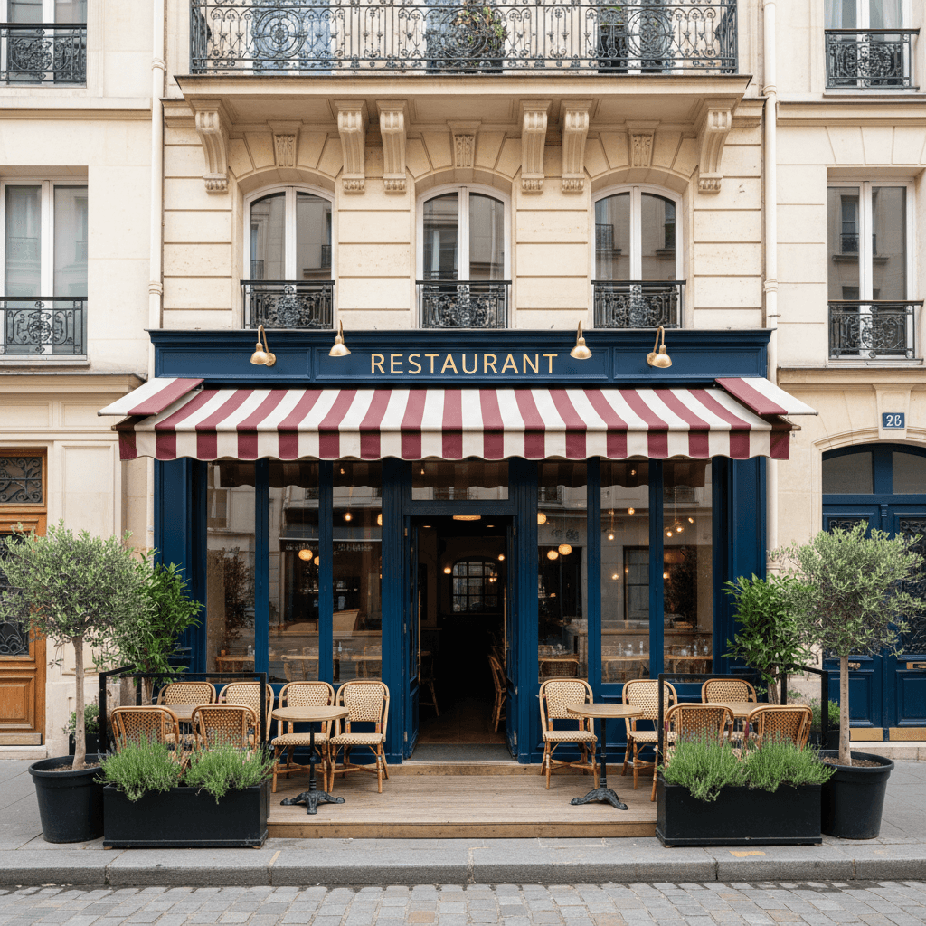 Restaurant clé en main à Paris, 100 m² avec terrasse