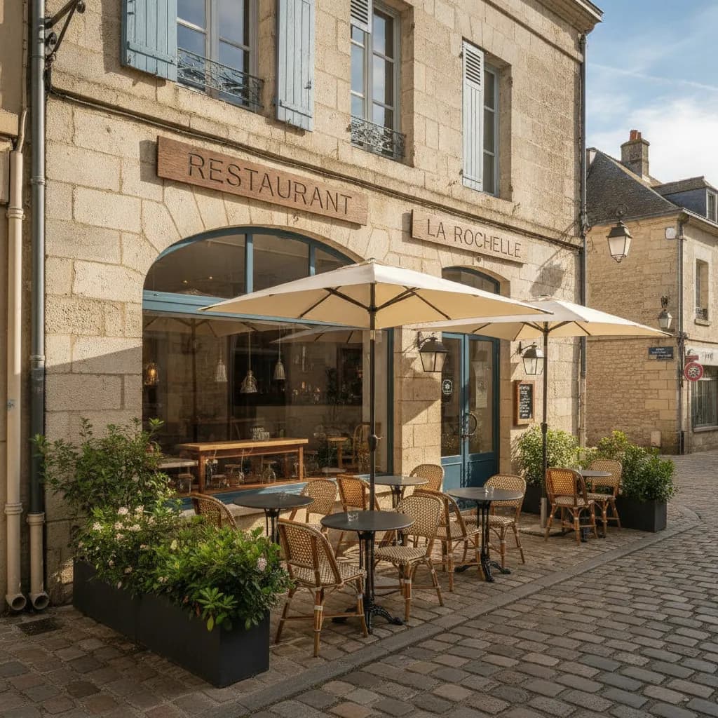 Restaurant 100m² à La Rochelle : terrasse - climatisation - Image 1