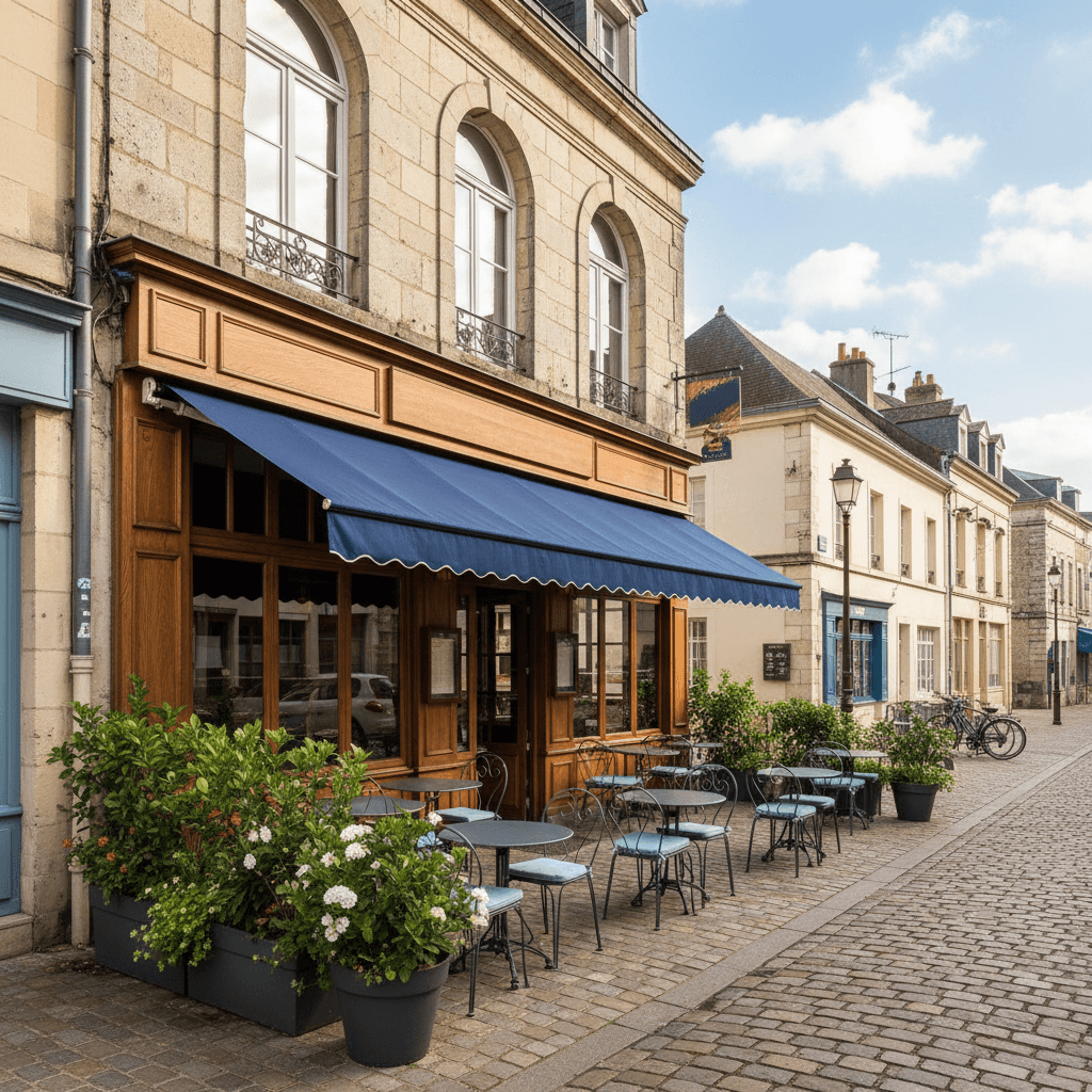 Bar-brasserie à Cambrai : terrasse - Image 1