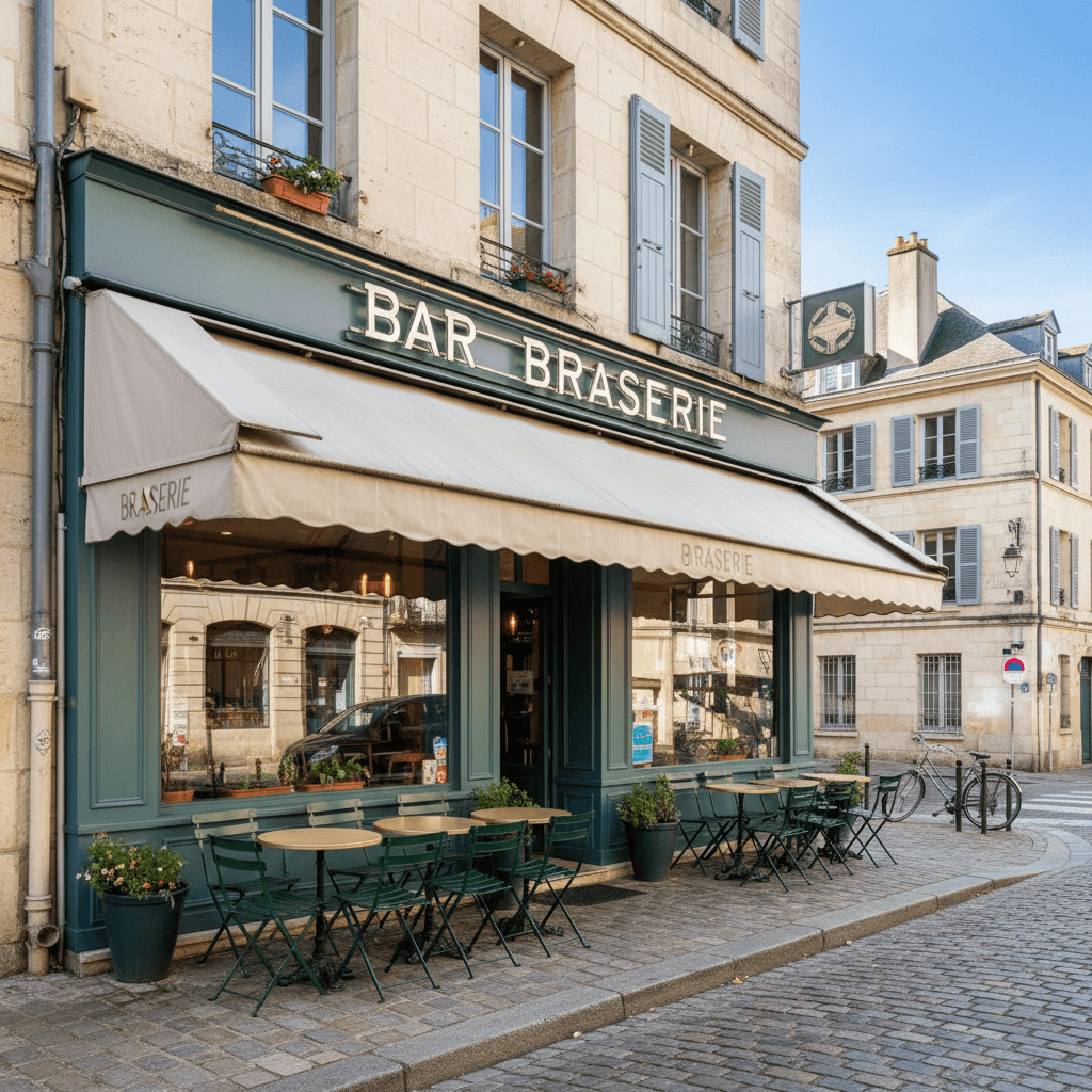 Bar-brasserie à Nantes : terrasse - licence IV - Image 1