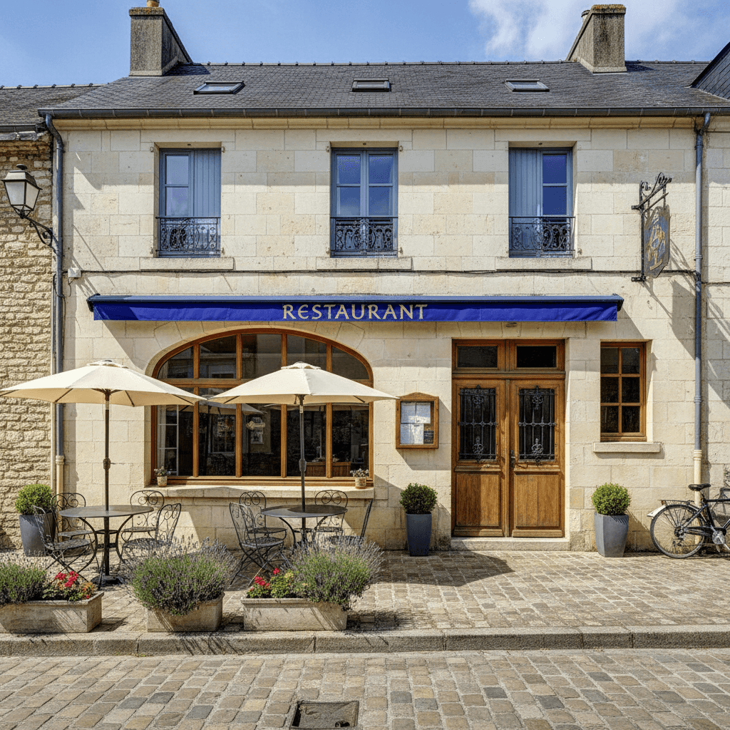 Restaurant à Aubigny-Les Clouzeaux : terrasse - licence IV - Image 1