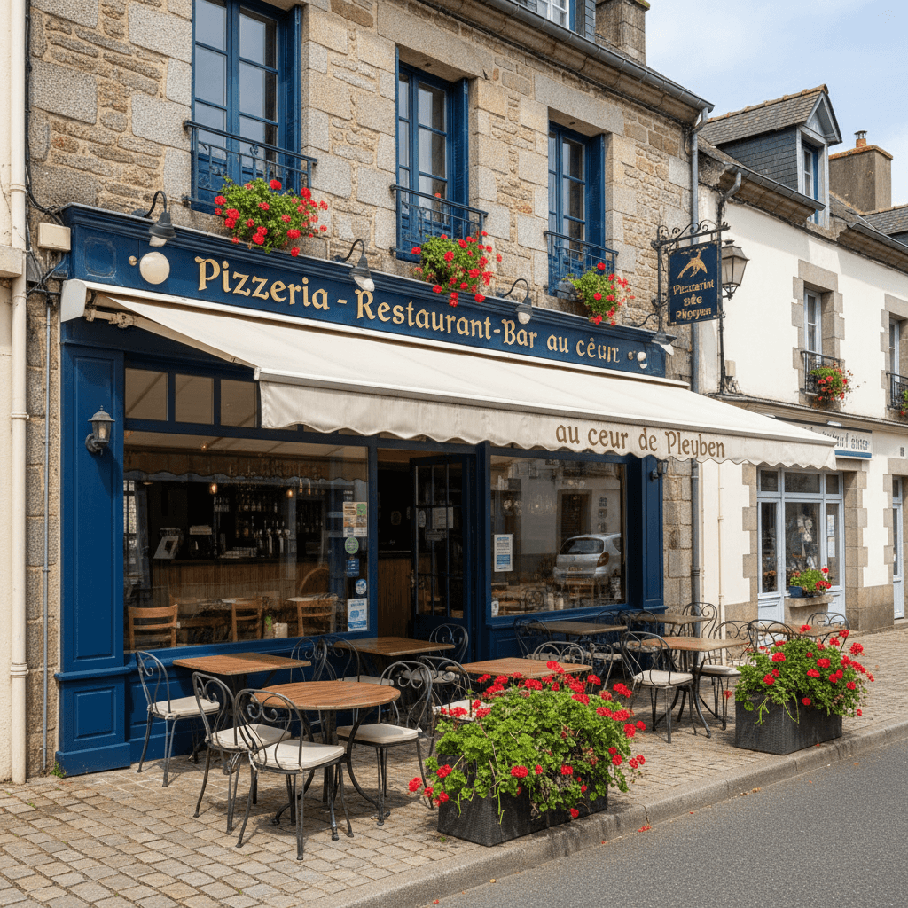 Restaurant 350m² à Pleyben : terrasse - licence IV - Image 1