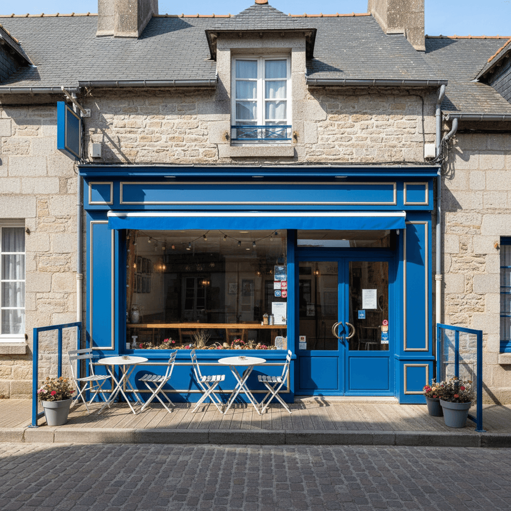 Restaurant 60m² à Le Croisic : terrasse - cuisine équipée - Image 1