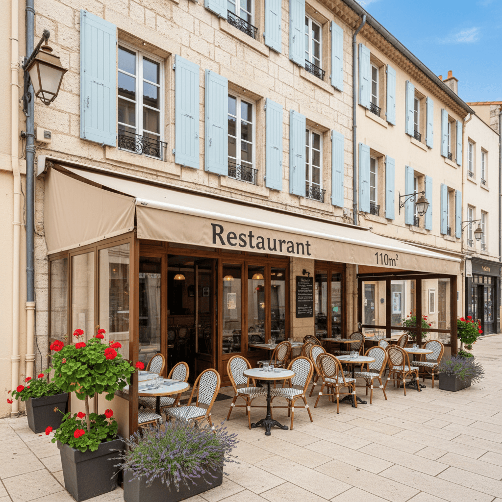Restaurant 110m² à Toulon : terrasse - licence IV