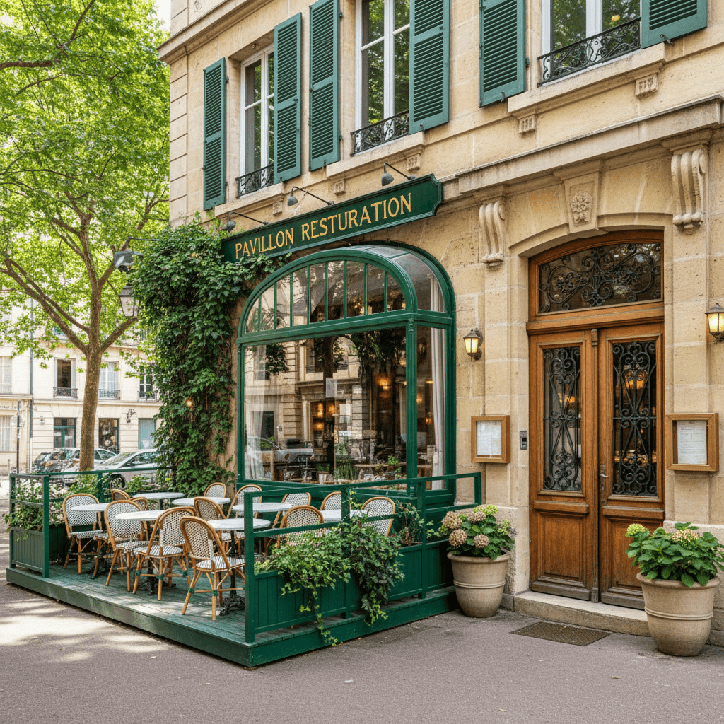 Restaurant 290m² à Nantes : terrasse - extraction - Image 1
