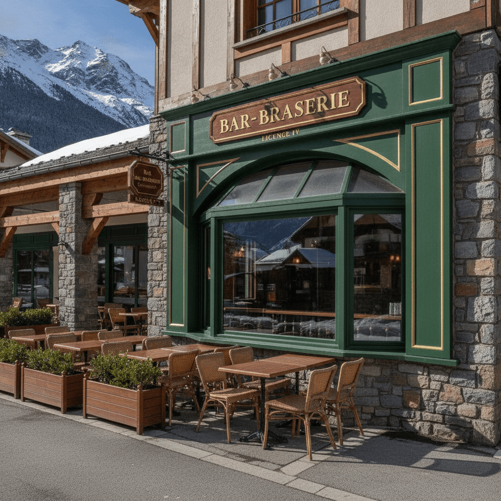 Bar-brasserie 130m² à Bourg-Saint-Maurice : licence IV - Image 1