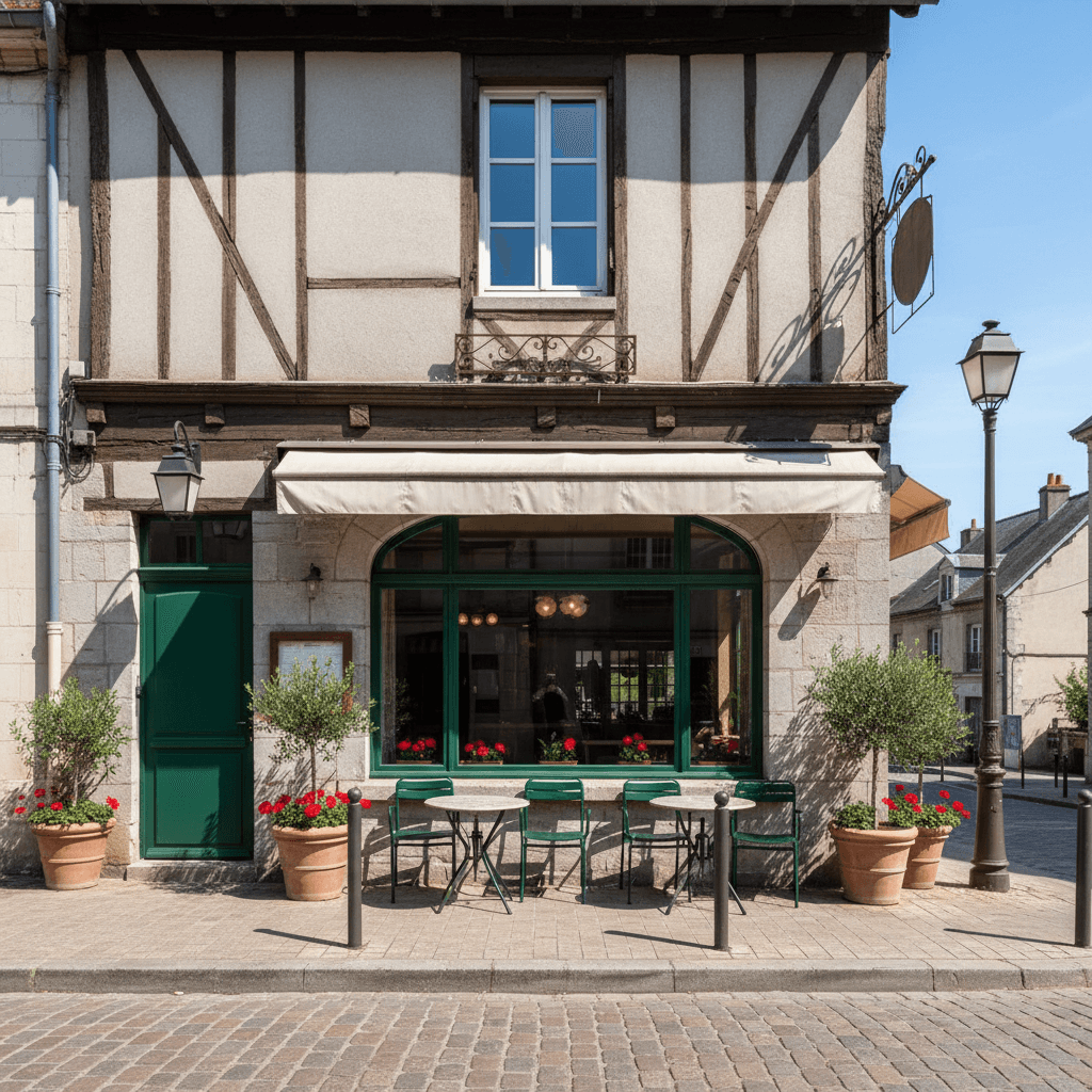 Restaurant à Englos : terrasse - licence IV - Image 1