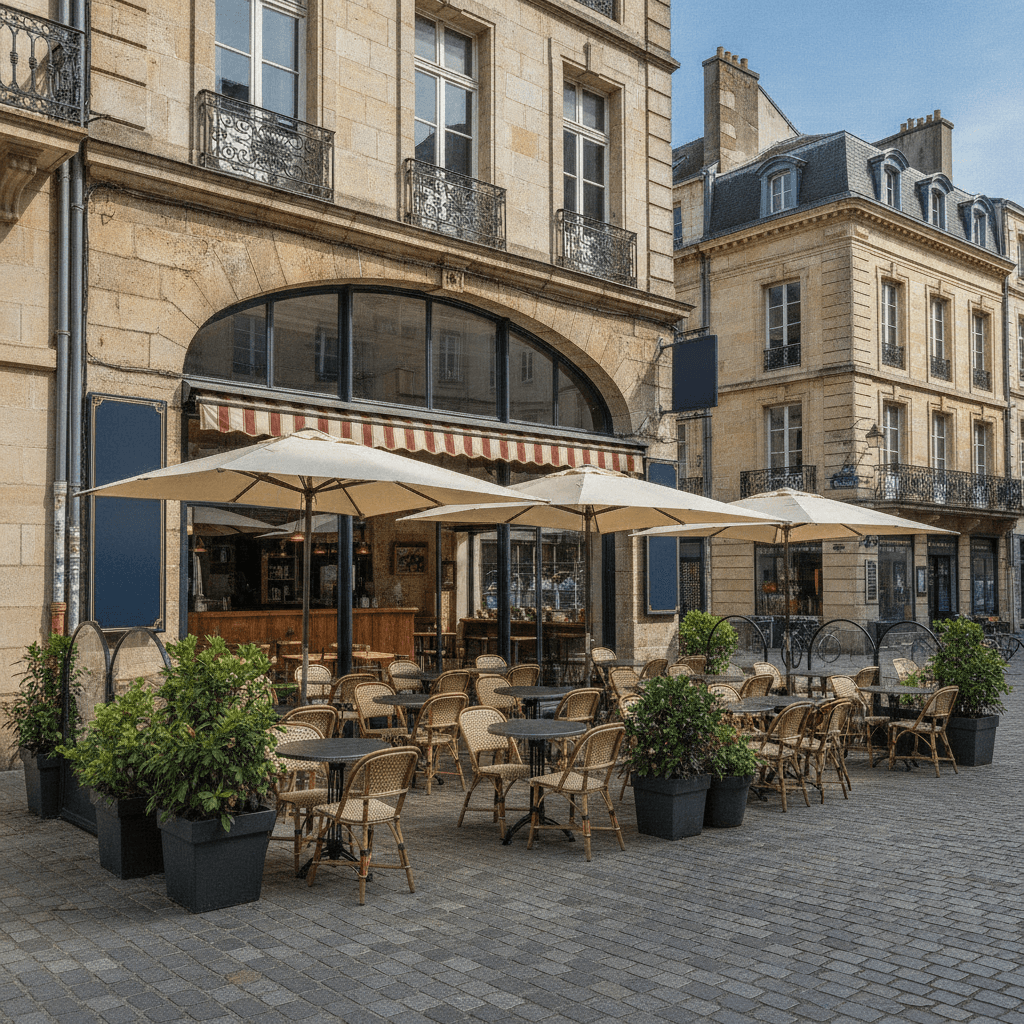 Restaurant 100m² à Nantes : terrasse - licence IV