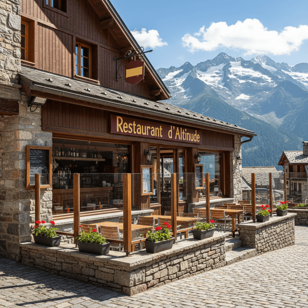 Restaurant 200m² à Chamrousse : terrasse - licence IV - Image 1