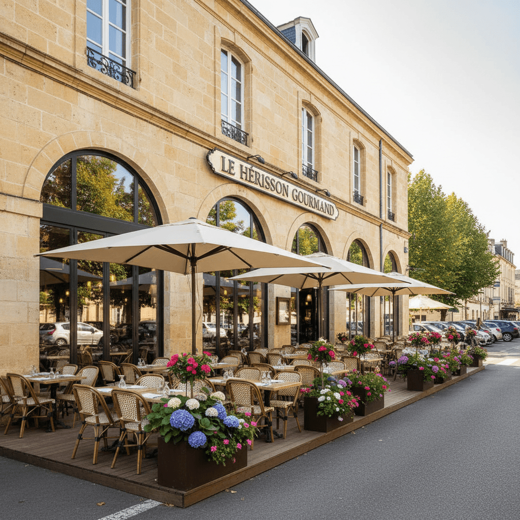 Restaurant 775m² à Bordeaux : terrasse - licence IV