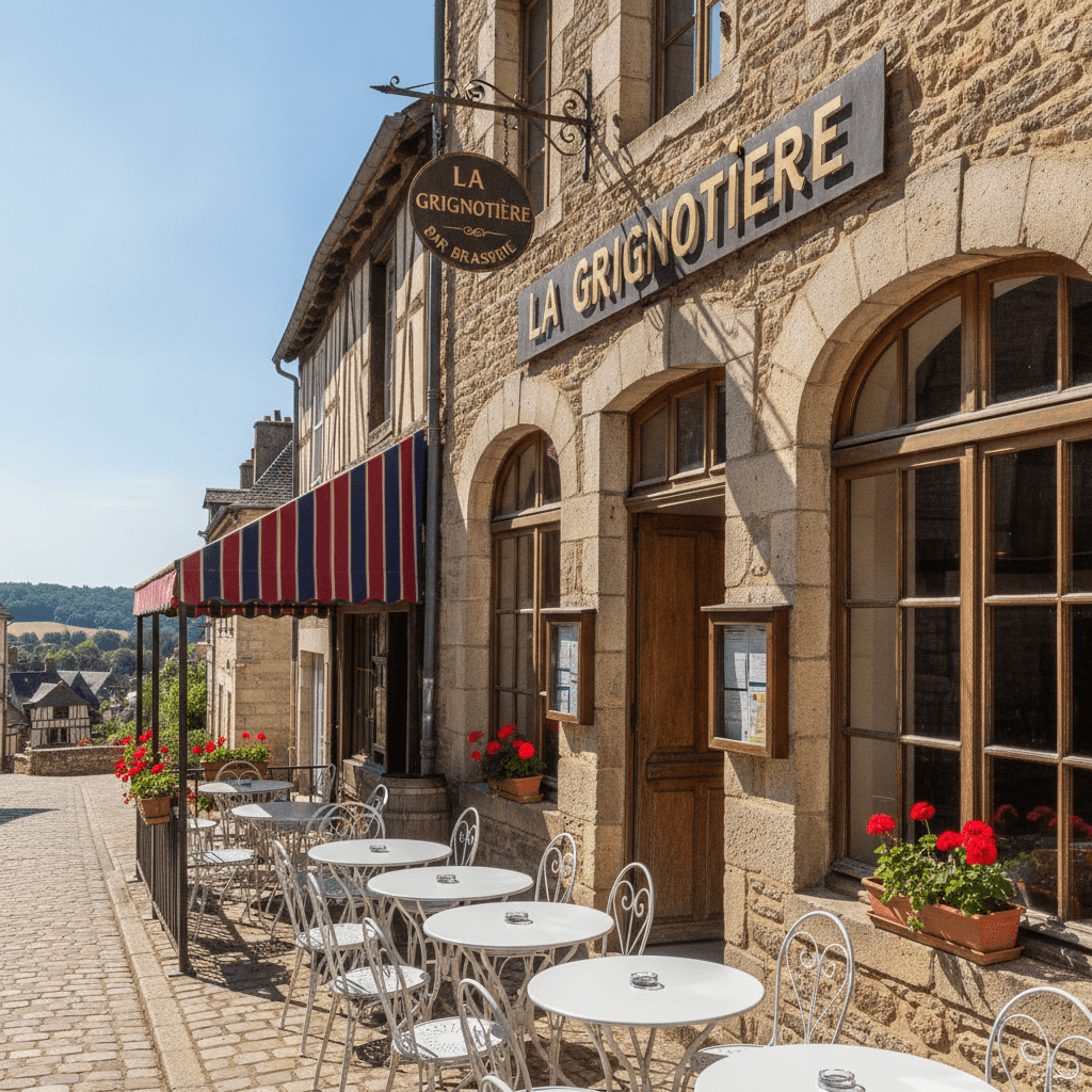 Bar-brasserie à Monfort : terrasse - licence IV - Image 1