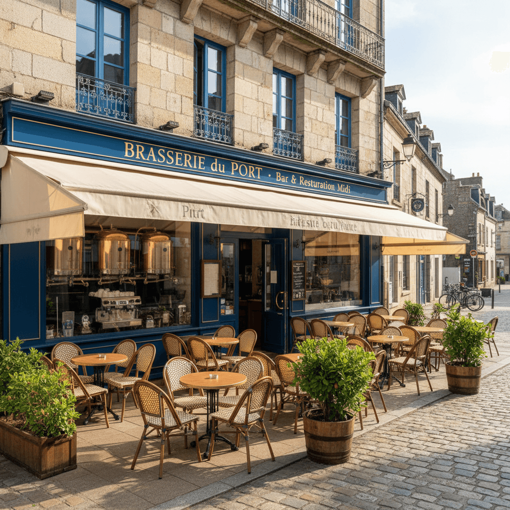 Bar-brasserie à Quimper : terrasse - licence IV - Image 1