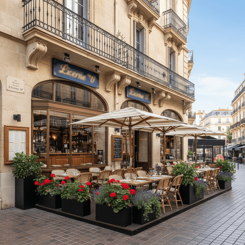 Restaurant 345m² à Cannes : terrasse - licence IV - Image 1