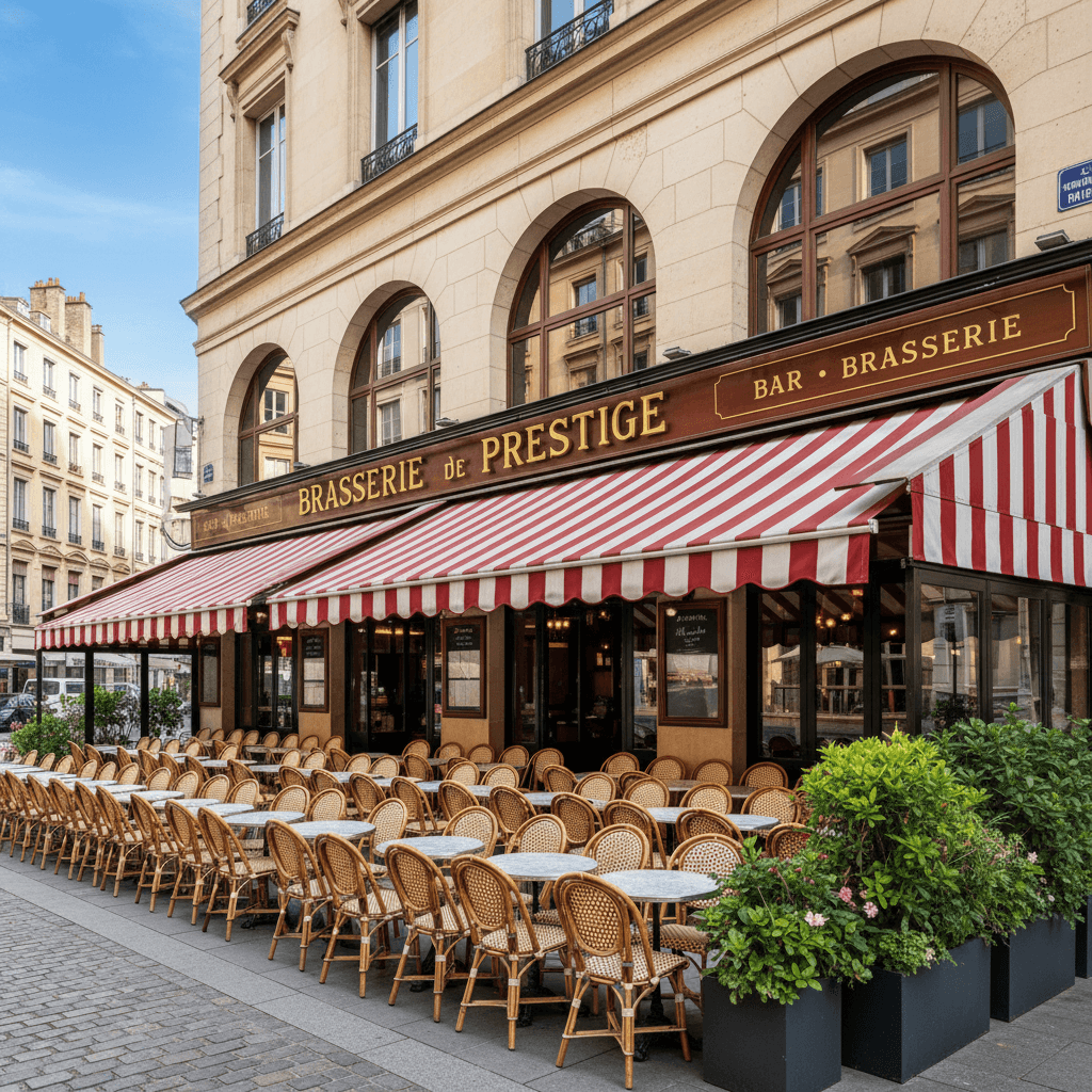 Bar-brasserie à Lyon : terrasse - licence IV