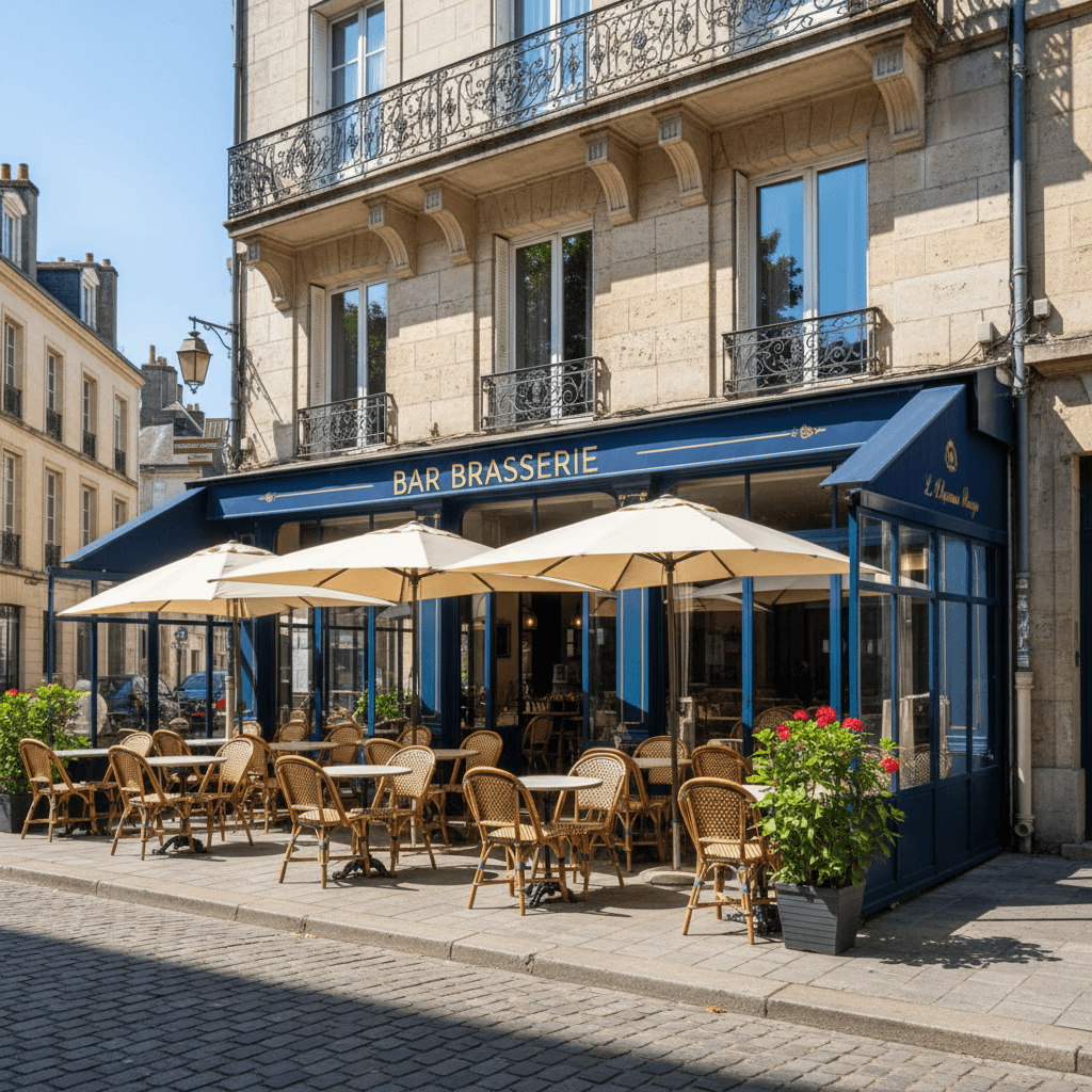 Bar-brasserie à Tours : terrasse - licence IV - Image 1