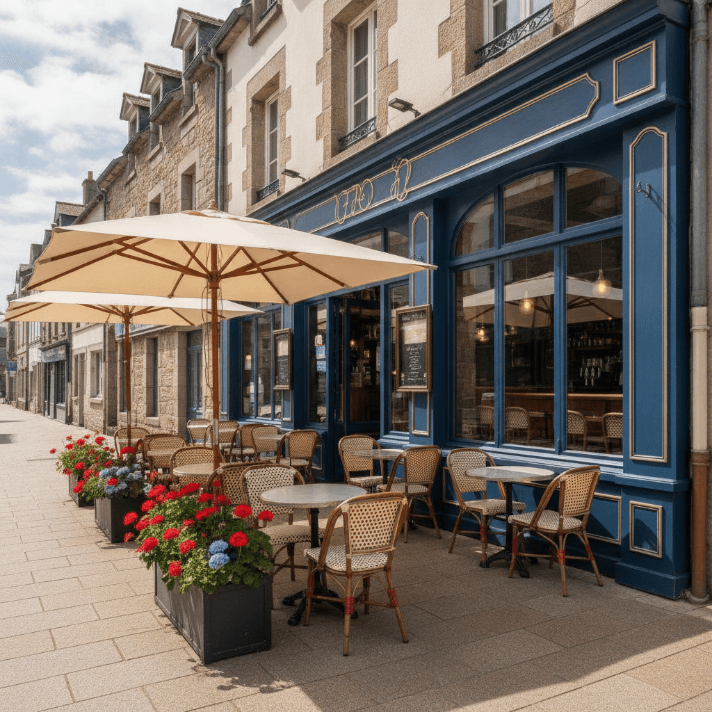 Bar-brasserie 168m² à Concarneau : terrasse - licence IV - Image 1