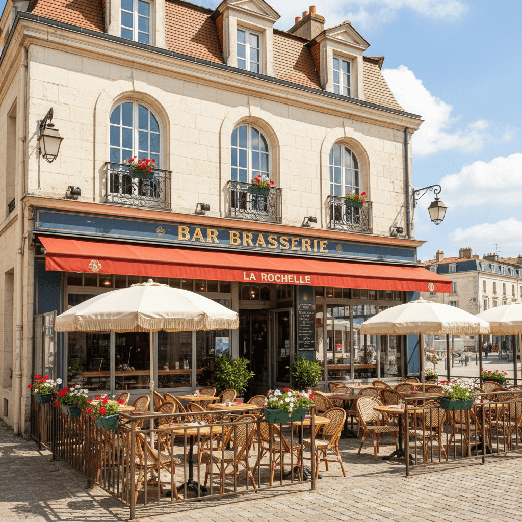 Bar-brasserie à La Rochelle : terrasse - licence IV - Image 1