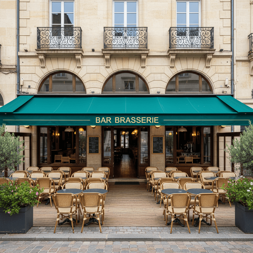 Bar-brasserie 250m² à Mont-De-Marsan : terrasse - licence IV - Image 1