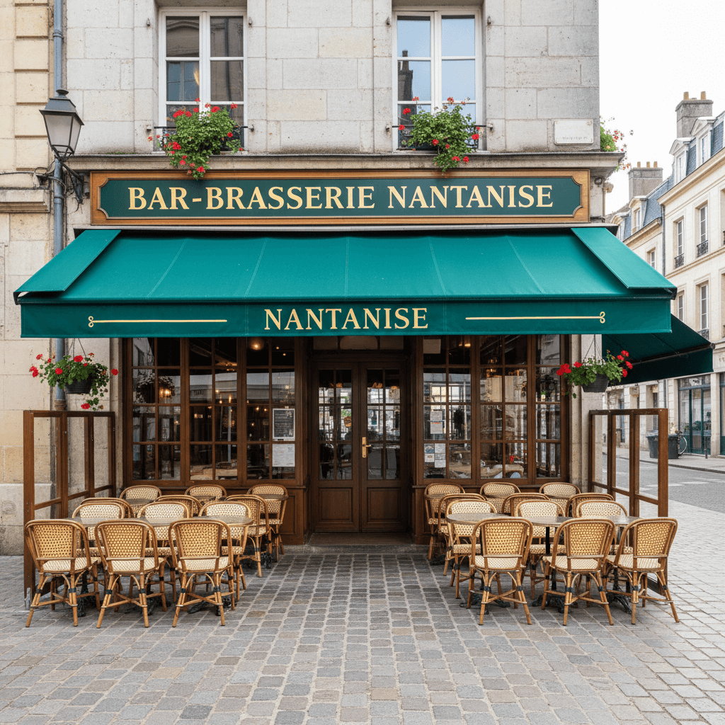 Bar-brasserie 90m² à Nantes : terrasse - licence IV - Image 1