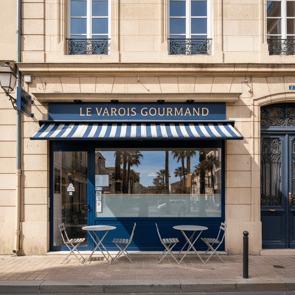 Fast-food à Toulon : terrasse - licence IV