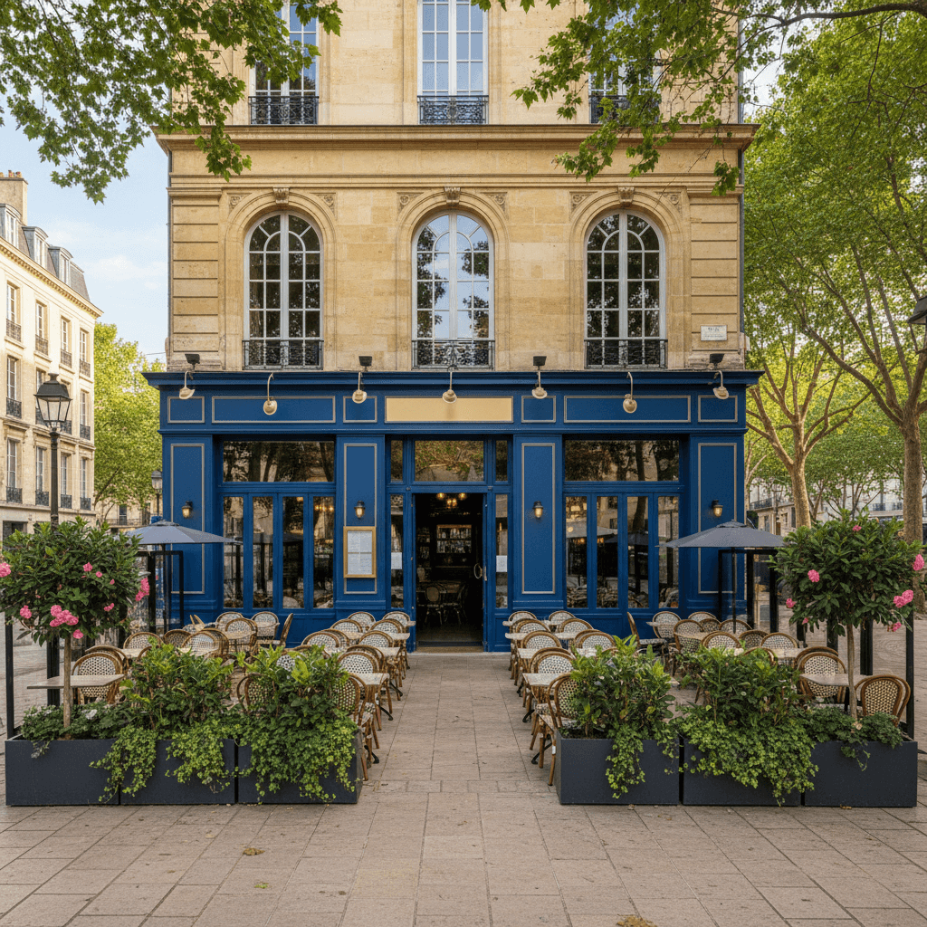 Restaurant 160m² à Bordeaux : terrasse - licence IV