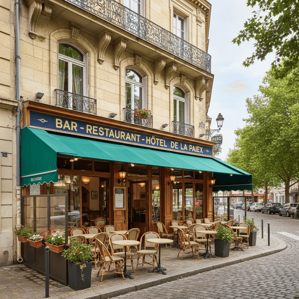 Restaurant 400m² à Reims : terrasse - licence IV