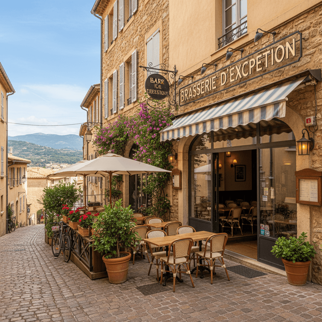 Bar-brasserie 250m² à Nice : terrasse - licence IV