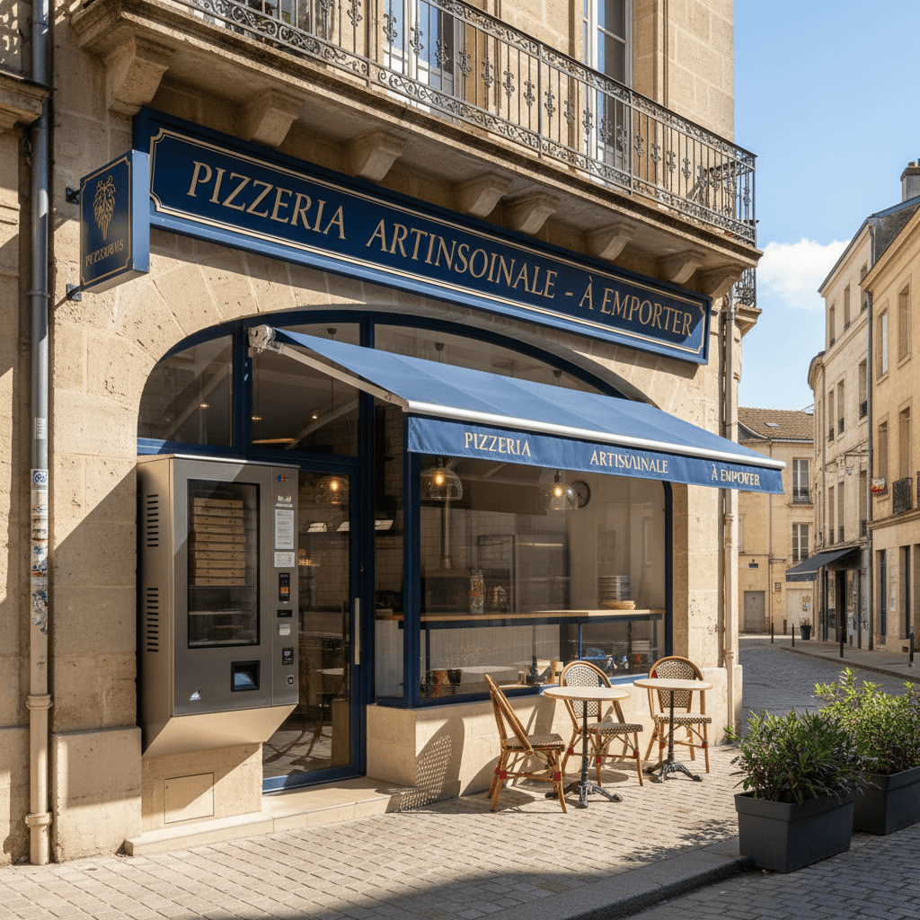 Fast-food à Bordeaux : parking - Image 1