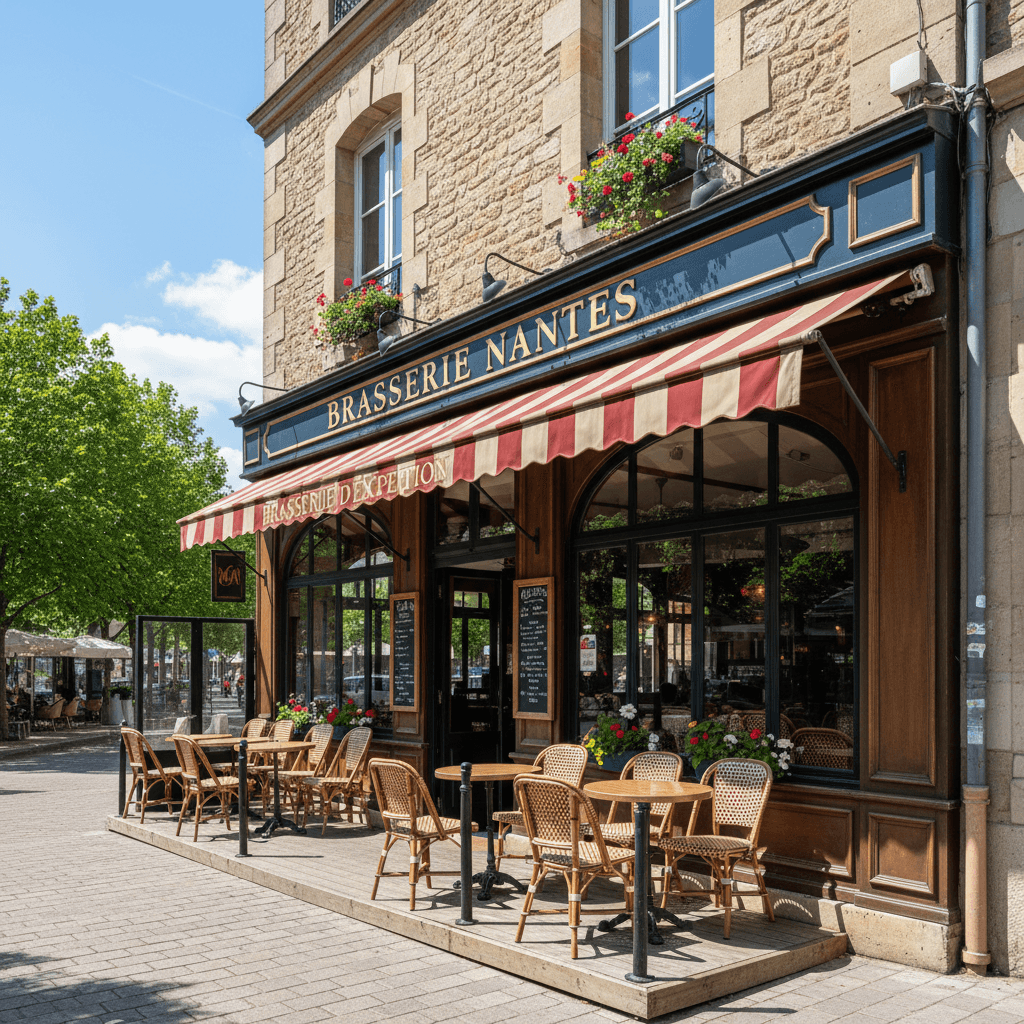 Bar-brasserie à Nantes : terrasse - licence IV - Image 1