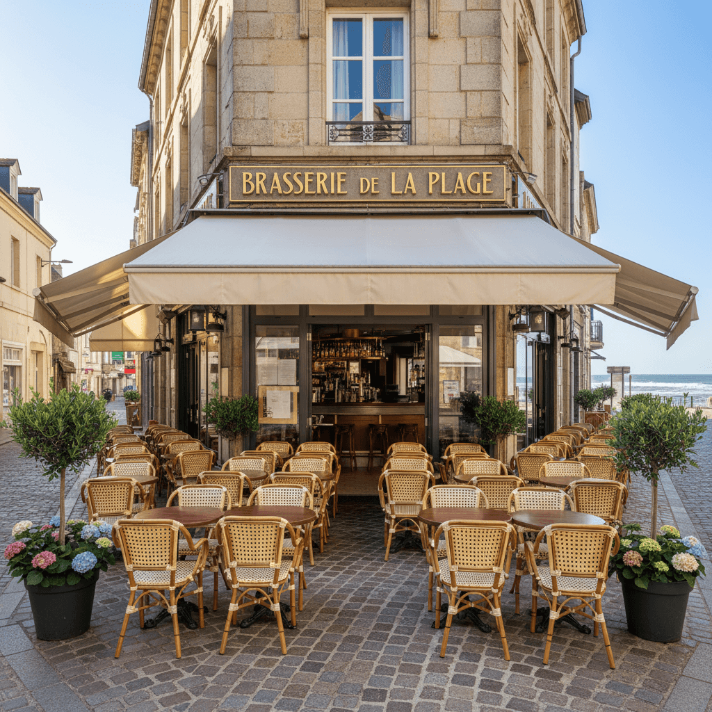Bar-brasserie à Vannes : terrasse - licence IV - Image 1